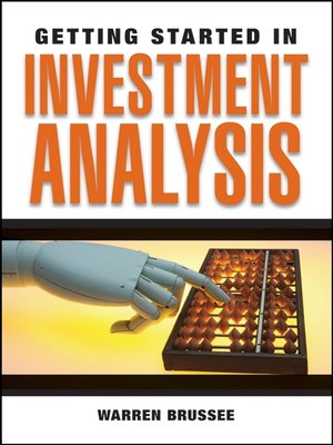 cover image of Getting Started in Investment Analysis